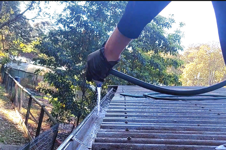 

In wollongong, a specialized gutter cleaning company achieves impressive outcomes by utilizing a standard garden hose for their cleaning operations.