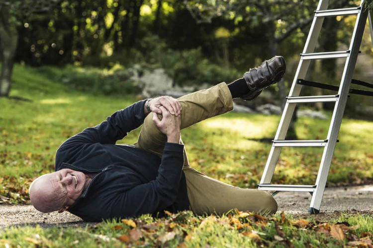 
During a gutter cleaning session, a resident unfortunately takes a fall from a ladder in wollongong.